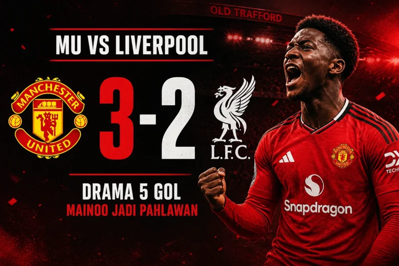 MU vs Liverpool 3 2 Drama 5 Gol di Old Trafford, Mainoo Jadi Pahlawan.webp